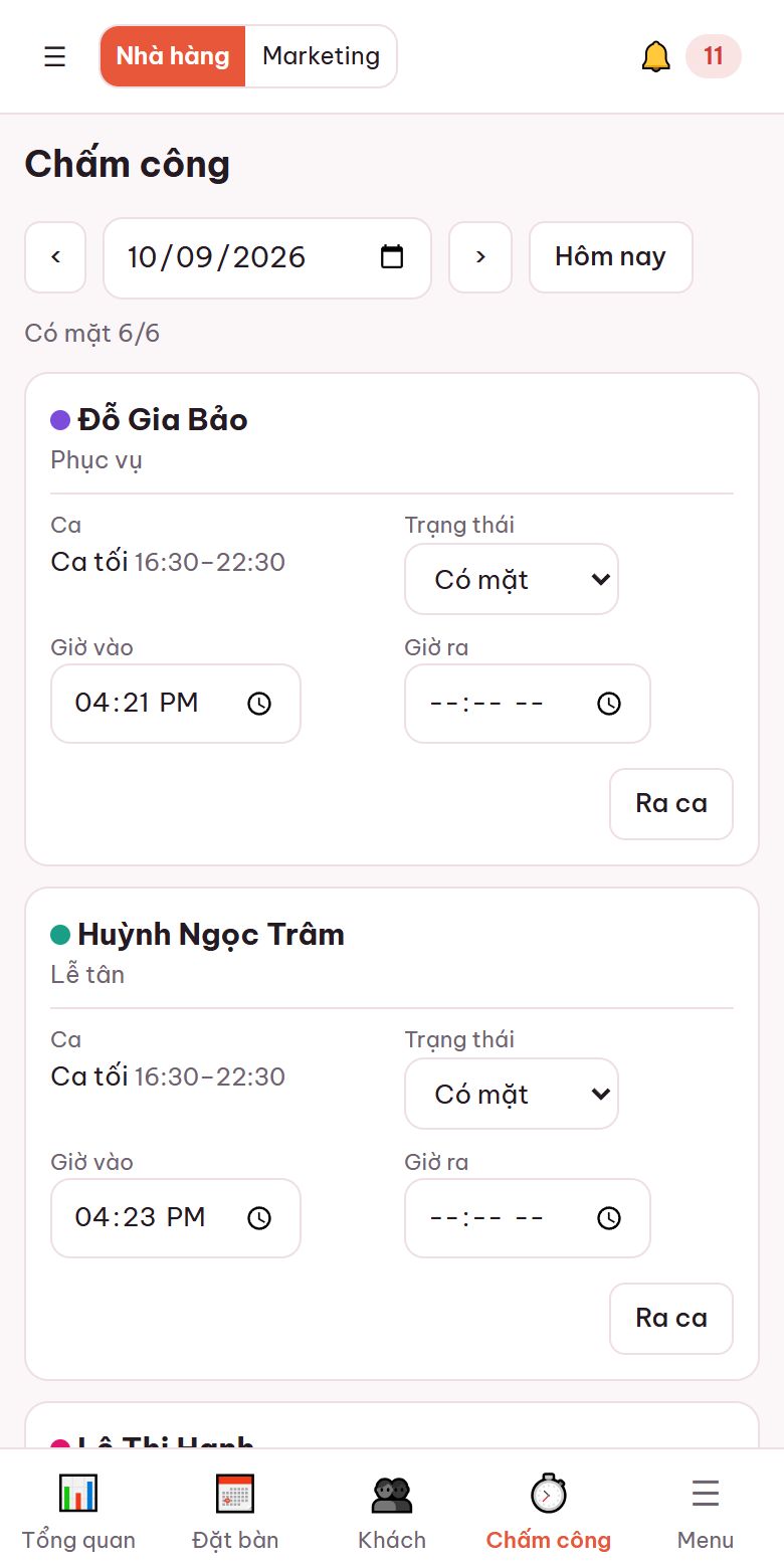 Chấm công